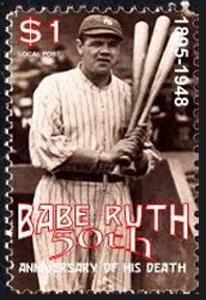 1998 U.S. Post – Babe Ruth – 50th Anniversary of Death, 1