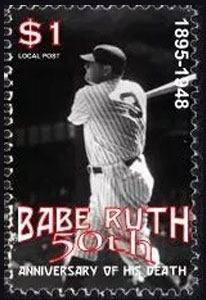 1998 U.S. Post – Babe Ruth – 50th Anniversary of Death, 3