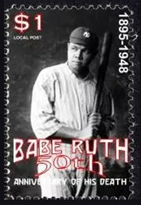 1998 U.S. Post – Babe Ruth – 50th Anniversary of Death, 4
