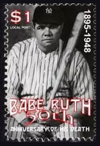 1998 U.S. Post – Babe Ruth – 50th Anniversary of Death, 5