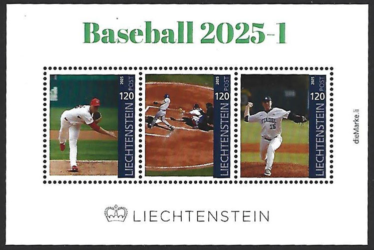 2025 Liechtenstein – Baseball 2025 1 (3 values)