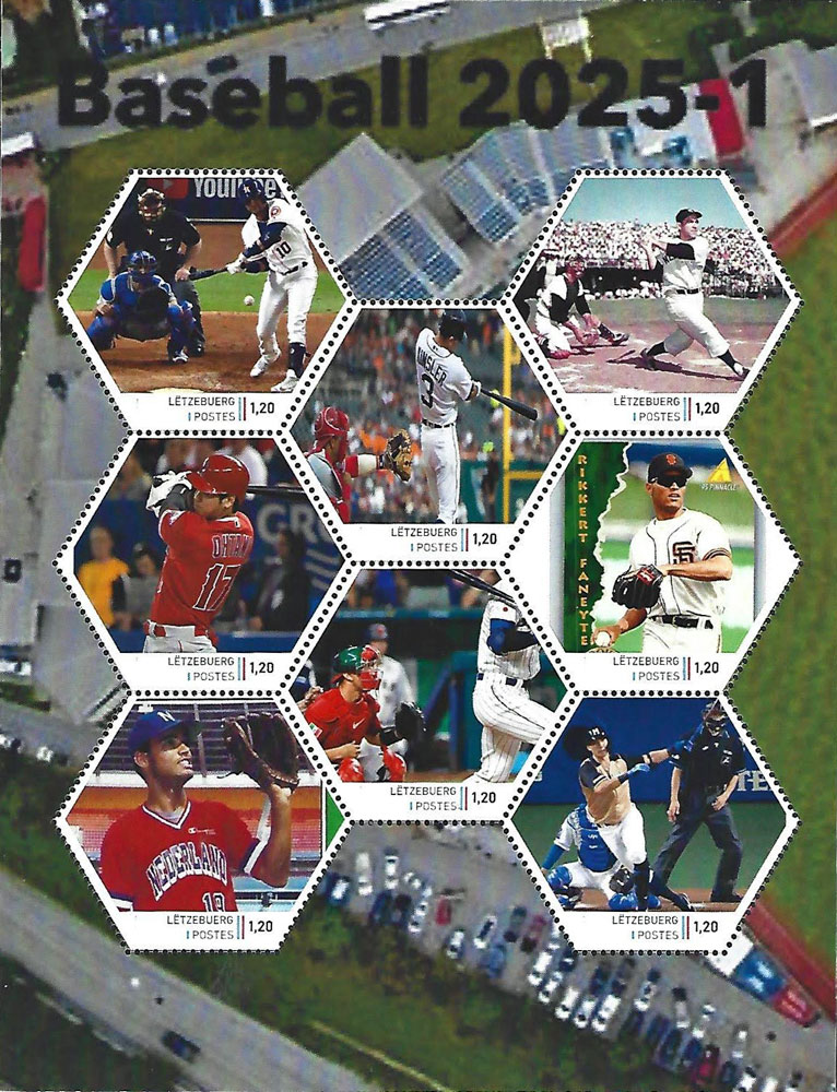 2025 Luxembourg – Baseball 2025 1 (8 values)