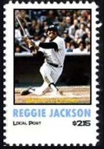 2017 United States Local Post – Baseball Legend, Reggie Jackson, 6