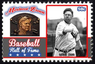 2017 U.S. Post – Baseball Hall of Fame, Mordecai Brown