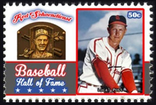 2017 U.S. Post – Baseball Hall of Fame, Red Schoendienst