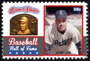 2017 U.S. Post – Baseball Hall of Fame, Duke Snider