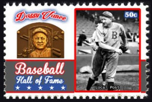 2017 U.S. Post – Baseball Hall of Fame, Dazzy Vance