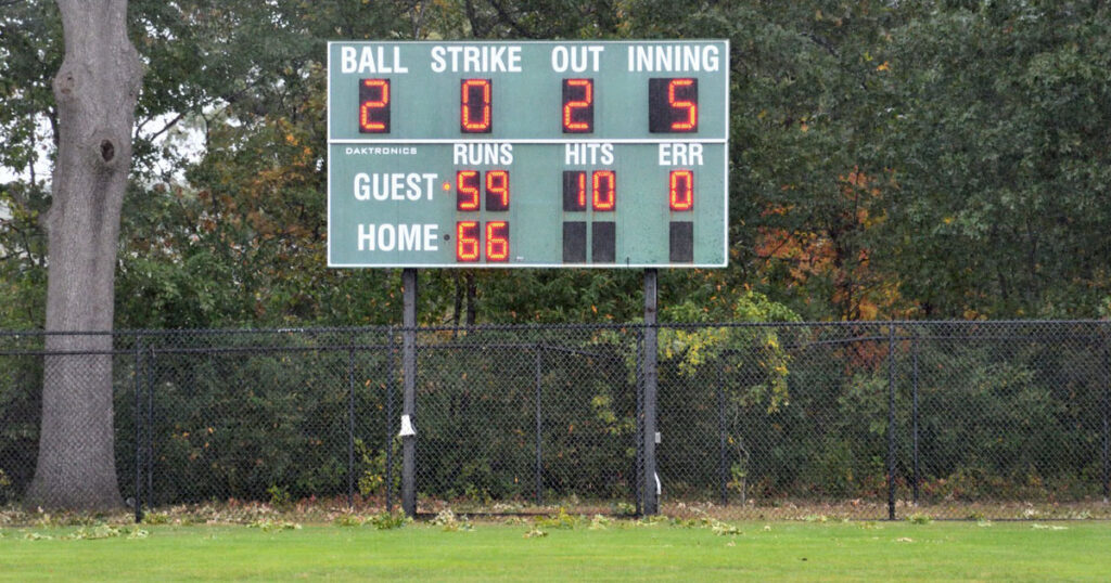 First Base 66, Third Base 59 – After 92 Innings of 100 Innings of Baseball