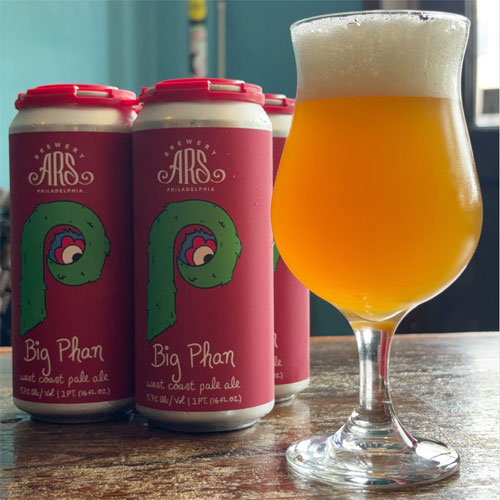ARS Brewery – Big Phan West Coast Pale Ale in the Glass