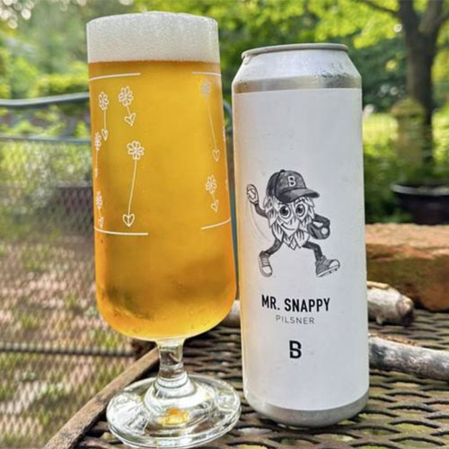 Bakes Brewing – Mr. Snappy Pilsner in a Glass