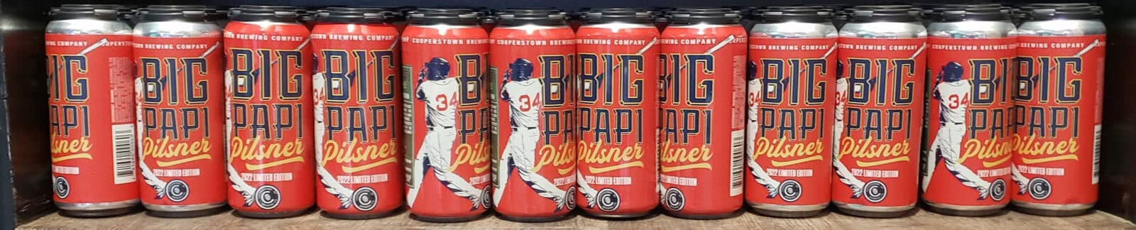Cooperstown Brewing - Big Papi Pilsner header
