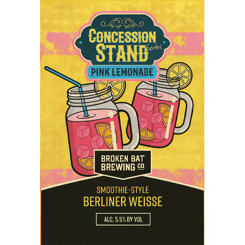 Broken Bat Brewing – Concession Stand, Pink Lemonade