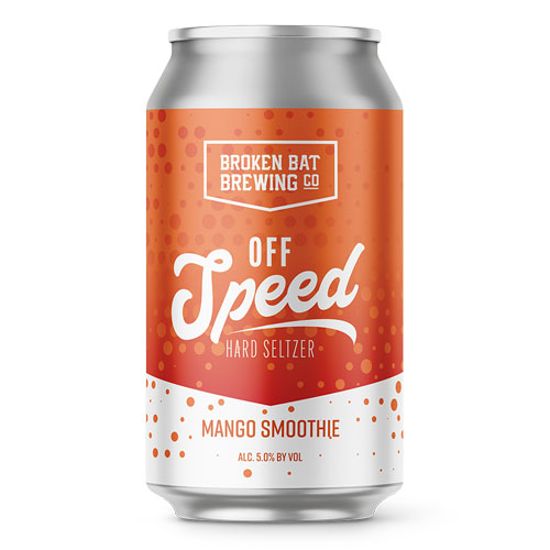 Broken Bat Brewing – Off Speed Hard Seltzer: Mango Smoothie