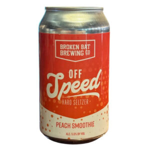Broken Bat Brewing – Off Speed Hard Seltzer: Peach Smoothie