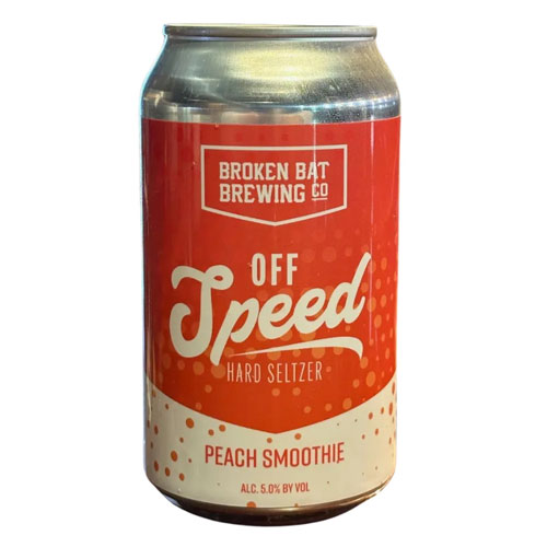 Broken Bat Brewing – Off Speed Hard Seltzer: Peach Smoothie