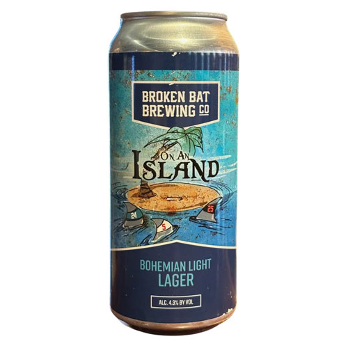 Broken Bat Brewing – On an Island Bohemian Light Lager