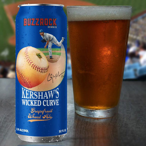 Buzzrock Brewing – Kershaw's Wicked Curve in a Glass