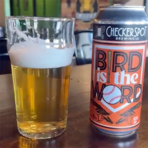 Checkerspot Brewing – Bird is the Word in a Glass