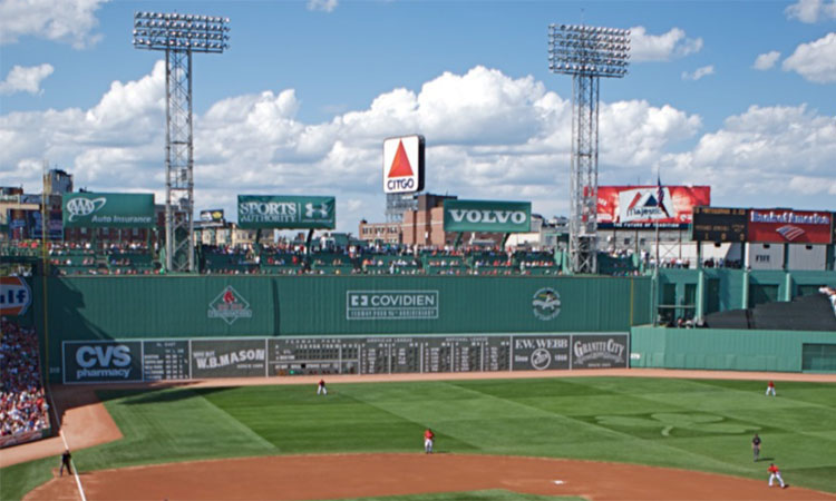 Citgo Sign Looming Over Fenway Park