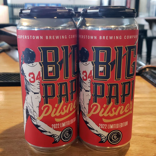 Cooperstown Brewing – Big Papi Pilsner with David Ortiz