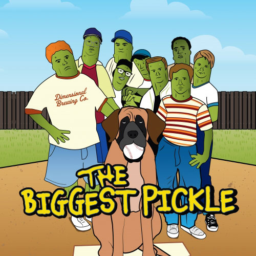 Dimensional Brewing – The Biggest Pickle Label
