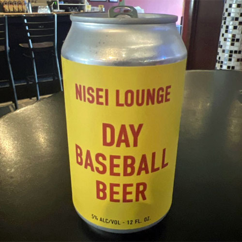 Haymarket Beer Co – Nisei Lounge Day Baseball Beer Lager