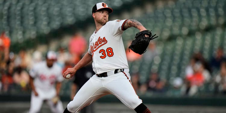 Kyle Bradish of the Baltimore Orioles