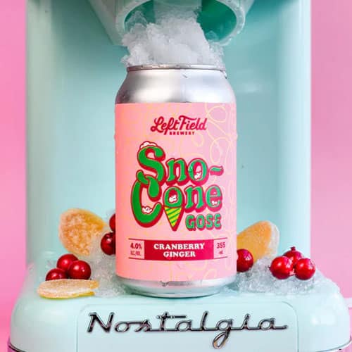Left Field Brewery – Sno-Cone Gose: Cranberry Ginger