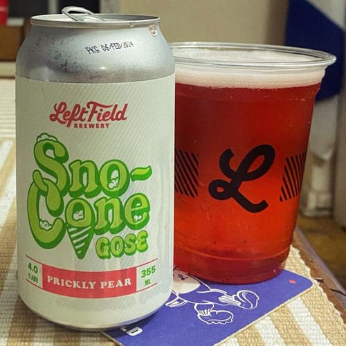 Left Field Brewery – Sno-Cone Gose: Prickly Pear