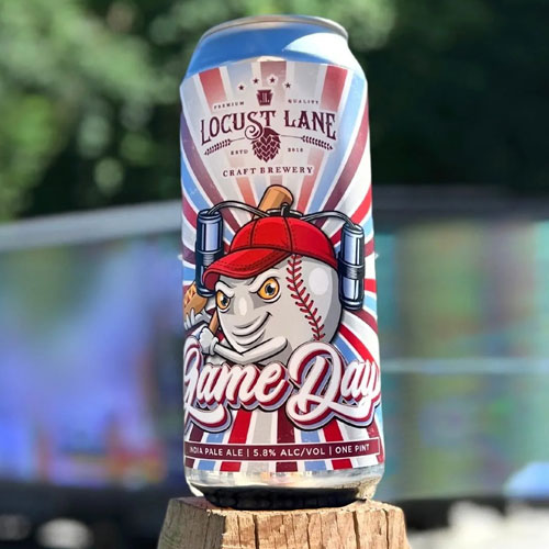 Locust Lane Craft Brewery – Game Day (new design)