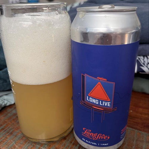 Long Live Beerworks – Orange Triangles in a Glass (Citgo Sign)