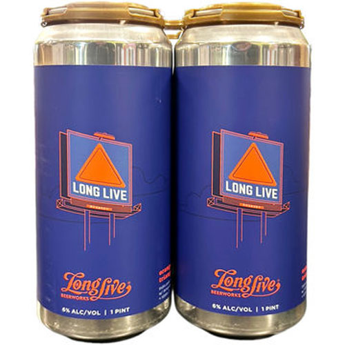 Long Live Beerworks – Orange Triangles Cans (Citgo Sign)