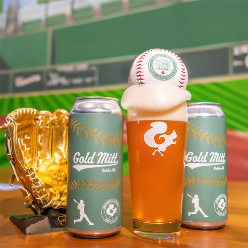 Mighty Squirrel – Gold Mitt Golden Ale at Fenway Park