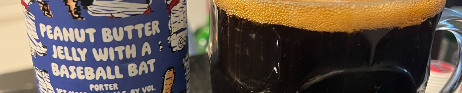 New Jersey Beer Co. – Peanut Butter Jelly with a Baseball Bat header