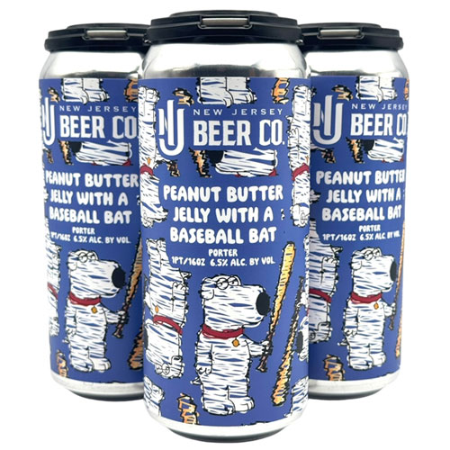 New Jersey Beer Co. – Peanut Butter Jelly with a Baseball Bat Cans