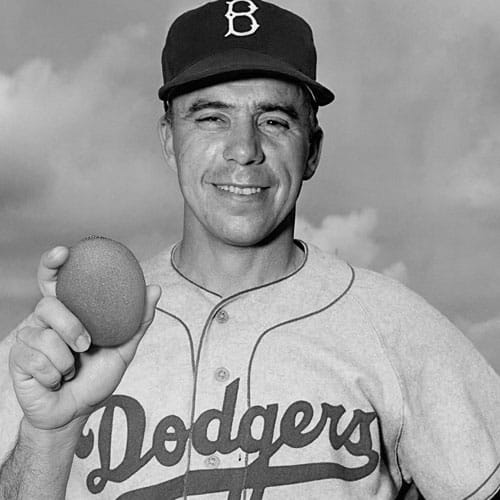 Pee Wee Reese with a Kiwi