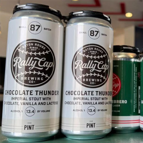 Rally Cap Brewing – Chocolate Thunder Cans