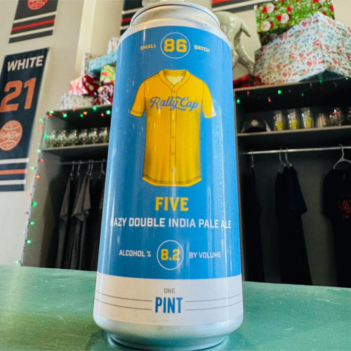 Rally Cap Brewing – Five Hazy Double IPA