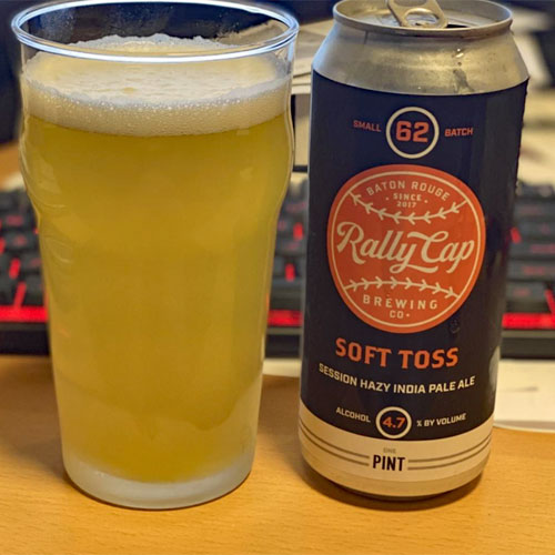 Rally Cap Brewing – Soft Toss Session Hazy IPA
