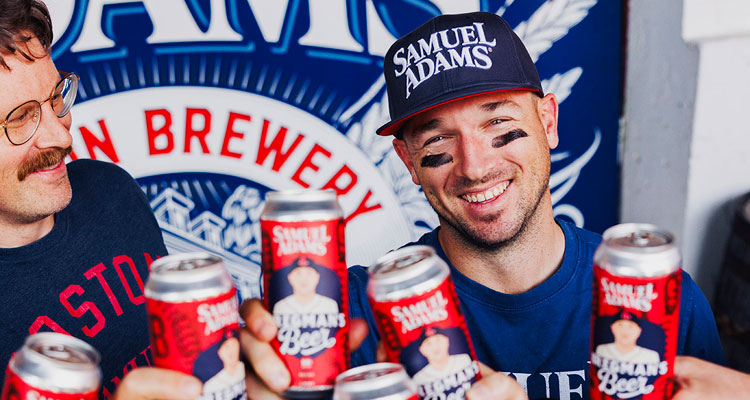 Samuel Adams – Alex Bregman Serving Bregman's Beer