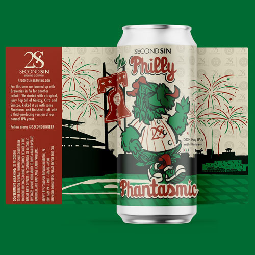 Second Sin Brewing – Phantasmic (Philly Phanatic Label)