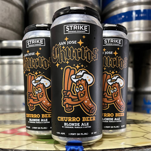 Strike Brewing Co. - San Jose Churros Beer Blonde Ale Cans