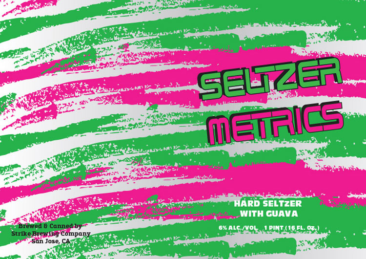 Strike Brewing Co. - Seltzer Metrics Label