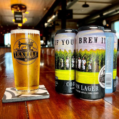 Textile Brewing Company - If Your Brew It Corn Lager