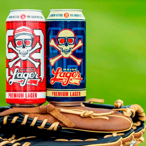 The Brew Kettle – Major Lager with Baseball Glove