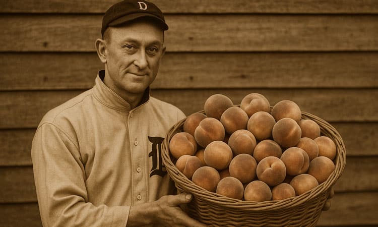 Ty Cobb with Georgia Peaches