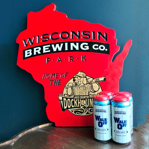 Wisconsin Brewing Co. – Walk-Off Map with Lake Country DockHounds