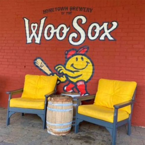 Wormtown Brewery – Hometown Brewery of the WooSox Signage