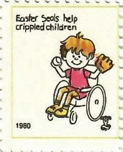 1980 Easter Seals – Help Crippled Children