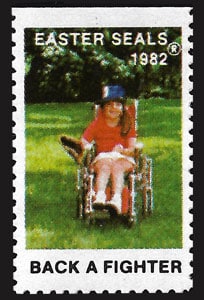 1982 Easter Seals, Back a Fighter Baseball, 1 of 4